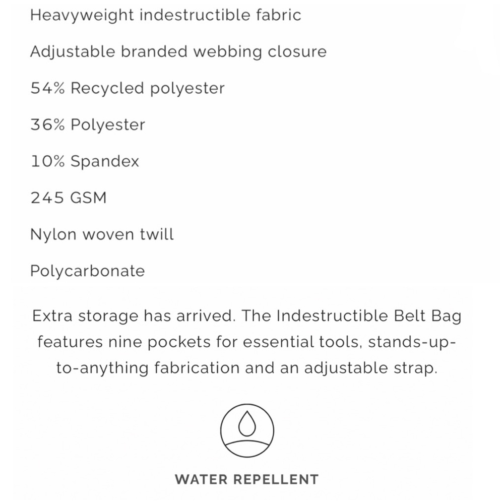 FIGS Indestructible Belt Bag - Picture 12 of 12